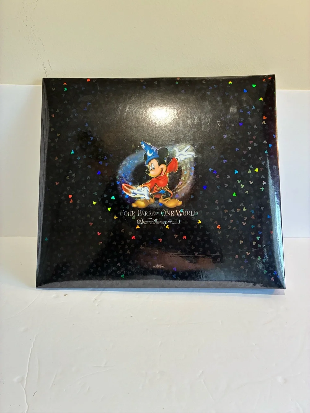 1998 Walt Disney World Four Parks One World Sorcerer Mickey Photo Album New NWOT